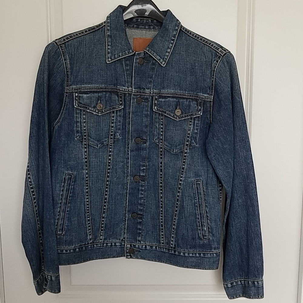 GAP men jean jacket size small vintage !
